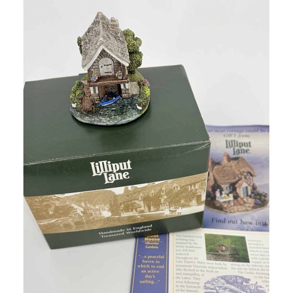 Lilliput Lane Ullswater Boat House L2254 with Original Box and Deeds